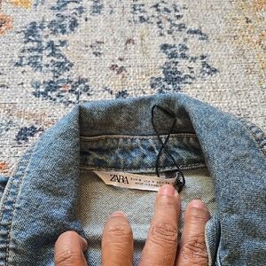 Zara Blue Denim Jacket